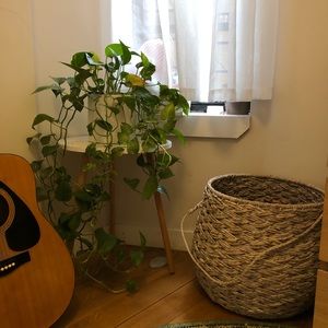Wicker laundry basket for sale